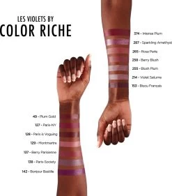 L’Oréal Paris Lippenstift Color Riche Satin - 142 Bonjour Bastille Paars -Mode-Cosmetica Winkel 1053x1200