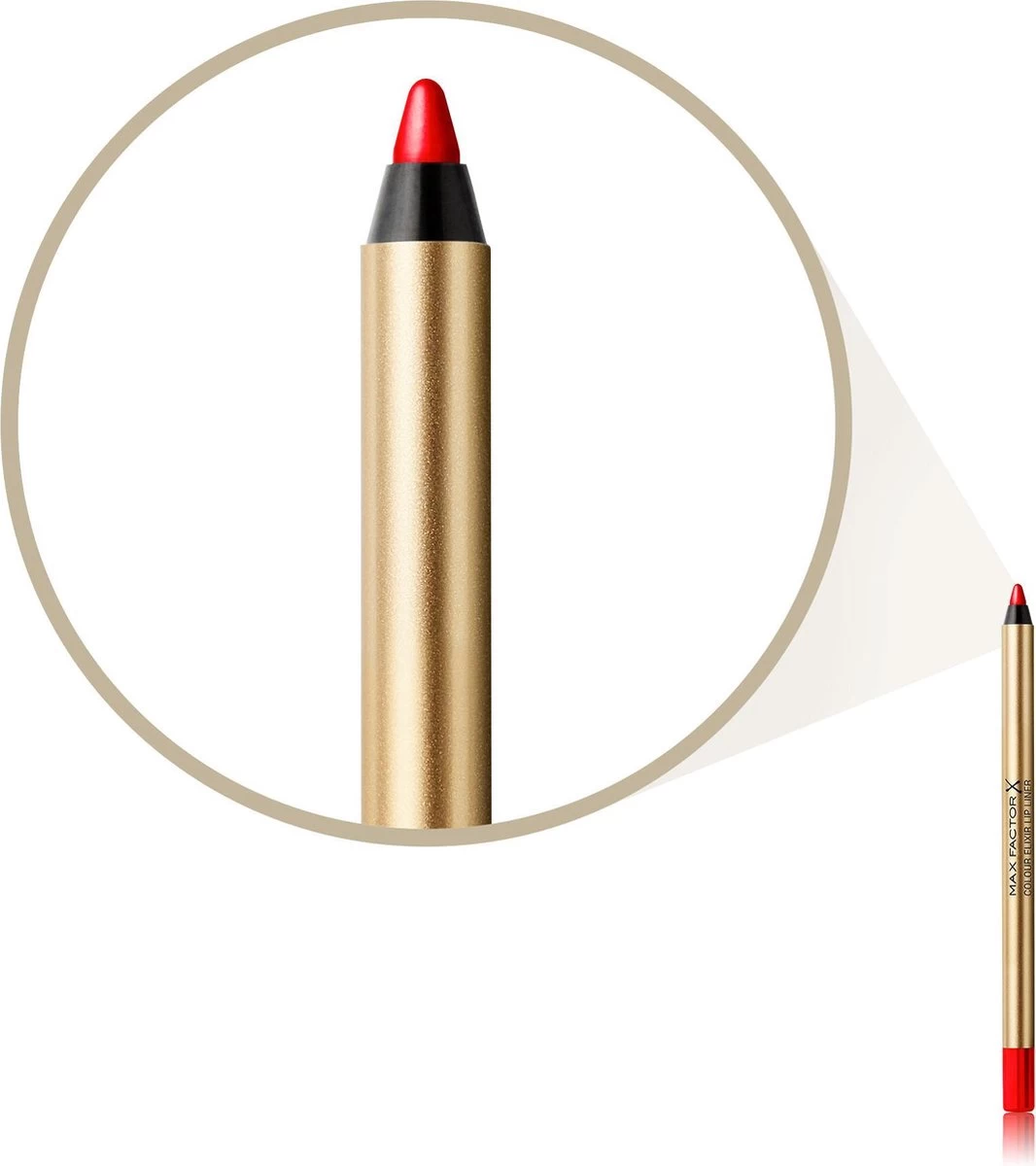 Max Factor Colour Elixir Lip Liner - 010 Red Rush 2 Max Factor Colour Elixir Lip Liner - 010 Red Rush - Afbeelding 2