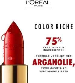 L'Oréal Lippenstift Color Riche Satin 145 L'Adresse Oranje -Mode-Cosmetica Winkel 1088x1200 1