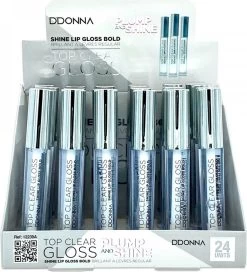 D'Donna - Top Clear Lip Gloss Plump And ShineTransparant - 1 Flesje Met 6 Gram Inhoud -Mode-Cosmetica Winkel 1088x1200