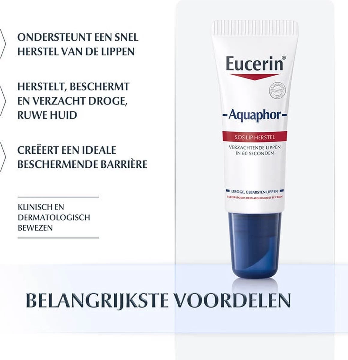 Eucerin Aquaphor SOS Lip Herstel - Lippenbalsem 18 Eucerin Aquaphor SOS Lip Herstel - Lippenbalsem - Afbeelding 18