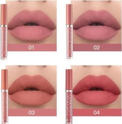 Set Van 6 X Matte Lip Gloss Nude | Lipgloss Matte Set | Waterproof | Nude Kleuren 9 Set Van 6 X Matte Lip Gloss Nude | Lipgloss Matte Set | Waterproof | Nude Kleuren -Mode-Cosmetica Winkel 1177x1200