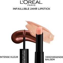 L’Oréal Paris Infallible Lippenstift - 117 Perpetual Brown - 24h Langhoudend -Mode-Cosmetica Winkel 1193x1200 2