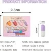 HANDAIYAN Mini Pil Lipgloss Capsule Lippenstift Lippenstift Voorbeeld 8 Kleurenset