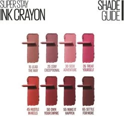 Maybelline SuperStay Ink Crayon Matte Lippenstift - 15 Lead The Way 23 Maybelline SuperStay Ink Crayon Matte Lippenstift - 15 Lead The Way -Mode-Cosmetica Winkel 1200x1122