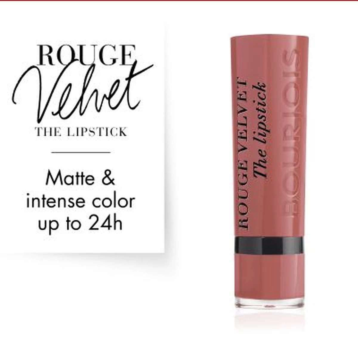 Bourjois Rouge Velvet Lippenstift - 13 Nohalicious 12 Bourjois Rouge Velvet Lippenstift - 13 Nohalicious - Afbeelding 12