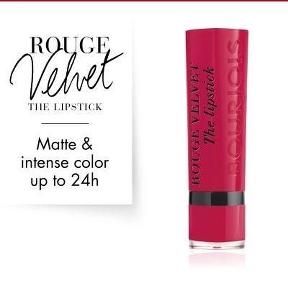 Bourjois Rouge Velvet The Lipstick Lippenstift - 09 Fuchsia Botte 17 Bourjois Rouge Velvet The Lipstick Lippenstift - 09 Fuchsia Botte - Afbeelding 17