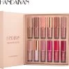 HANDAIYAN® | Set Van 12 | Liquid Lipsticks | Matte Lippenstift | Vloeibare Lippenstift | Waterproof | Make Up Set | Geschenkset | Giftset | Lipstick | Lippenstift | Lipgloss