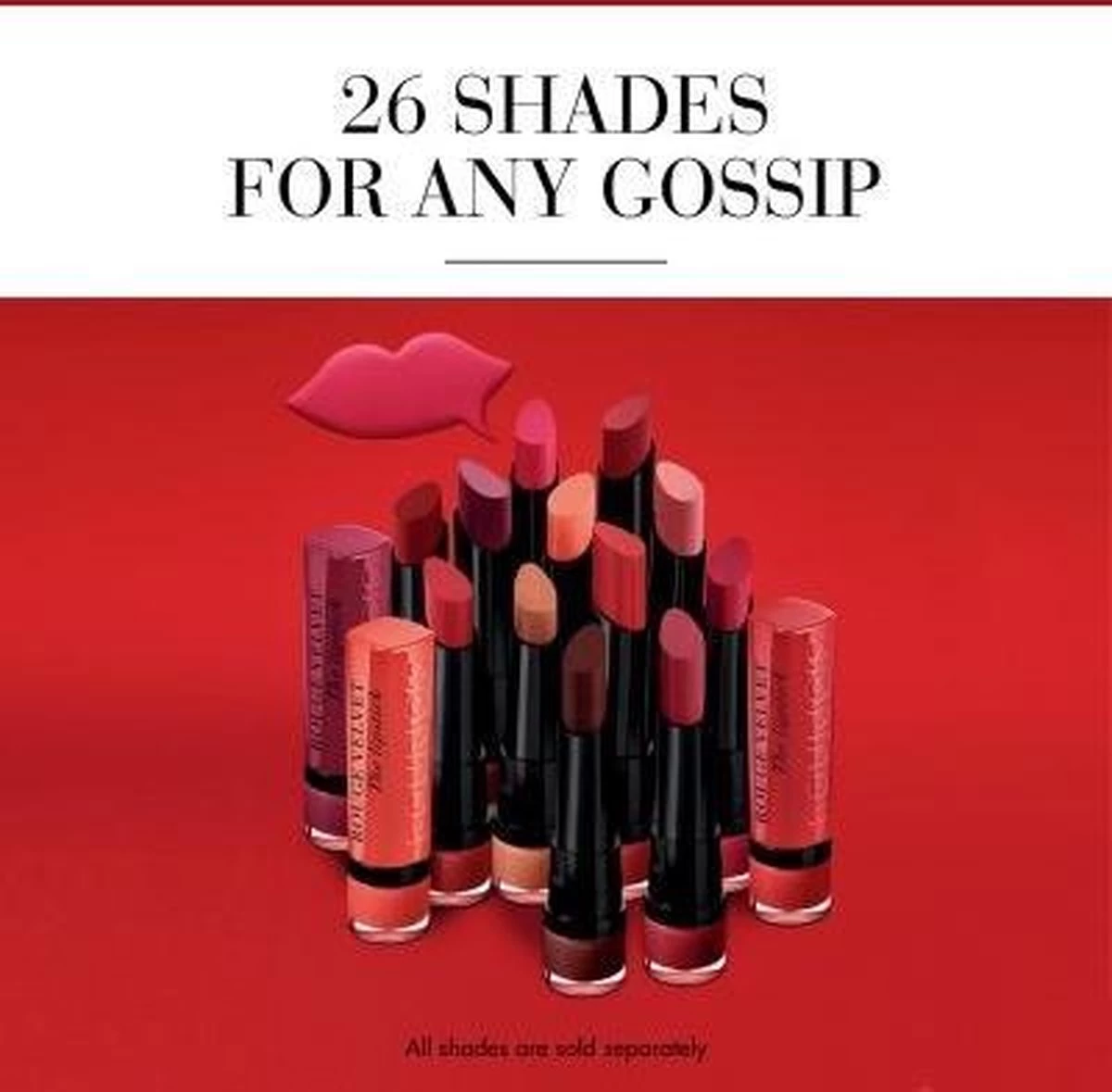 Bourjois Rouge Velvet The Lipstick - 07 Joli Carmin'ois 7 Bourjois Rouge Velvet The Lipstick - 07 Joli Carmin'ois - Afbeelding 7