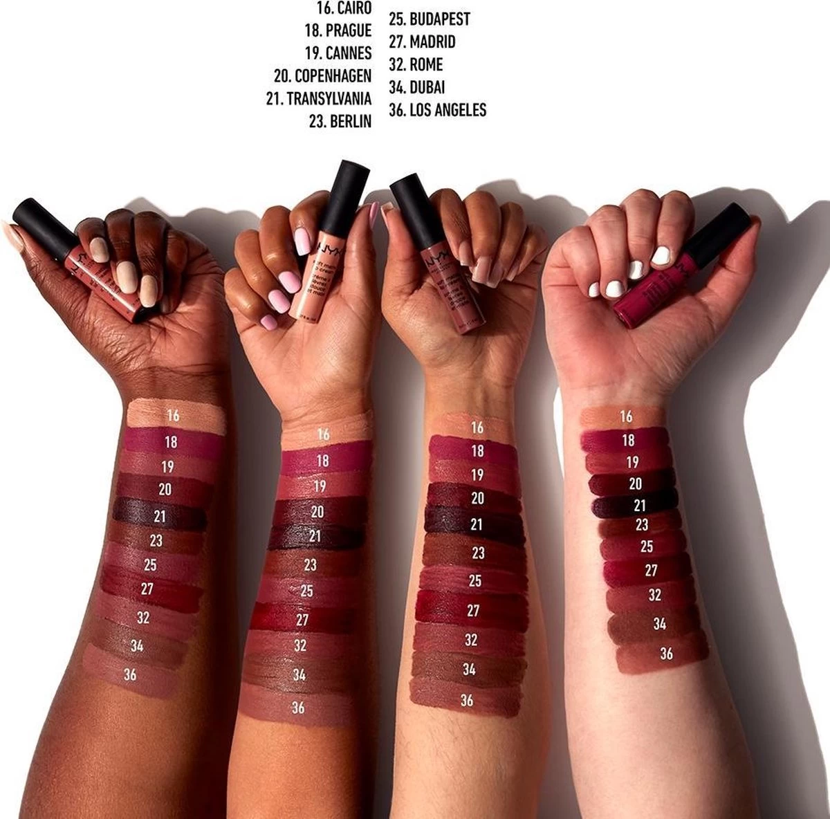 NYX Professional Makeup Soft Matte Lip Cream - Amsterdam SMLC01 - Lippenstift 6 NYX Professional Makeup Soft Matte Lip Cream - Amsterdam SMLC01 - Lippenstift - Afbeelding 6