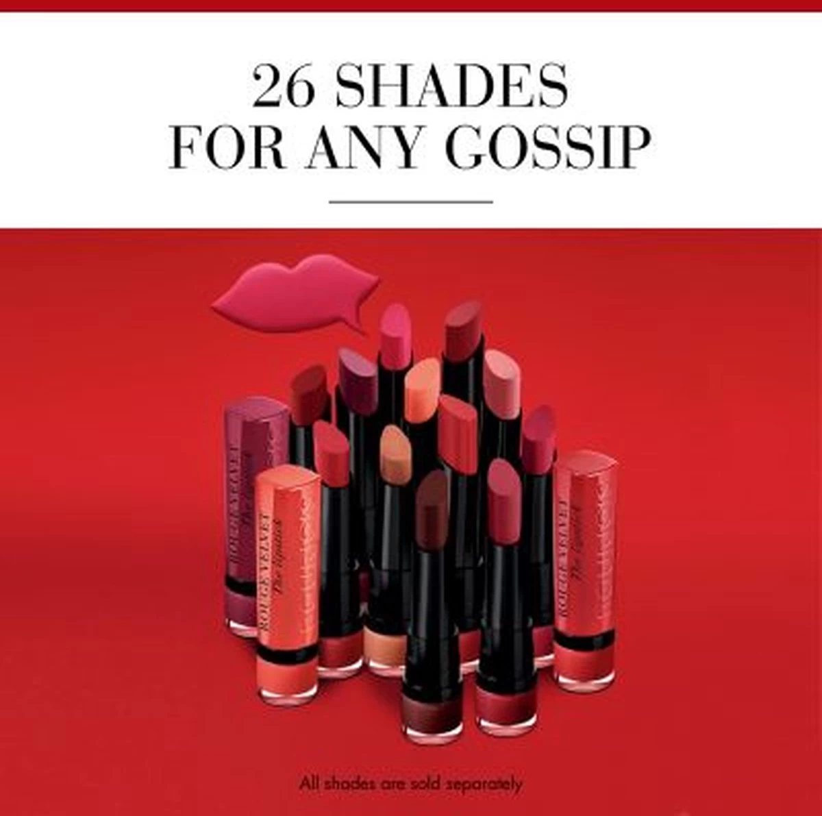 Bourjois Rouge Velvet The Lipstick Lippenstift - 18 Mauve-Martre 11 Bourjois Rouge Velvet The Lipstick Lippenstift - 18 Mauve-Martre - Afbeelding 11