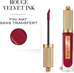 Bourjois Rouge Velvet Ink Lippenstift - 010 Re(d) Belle -Mode-Cosmetica Winkel 1200x1192 1