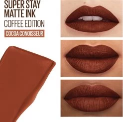 Maybelline SuperStay Matte Ink Lipstick Coffee Collection Limited Edition - 270 Cocoa Connoisseur - Bruine Lippenstift - 5 Ml -Mode-Cosmetica Winkel 1200x1192 4