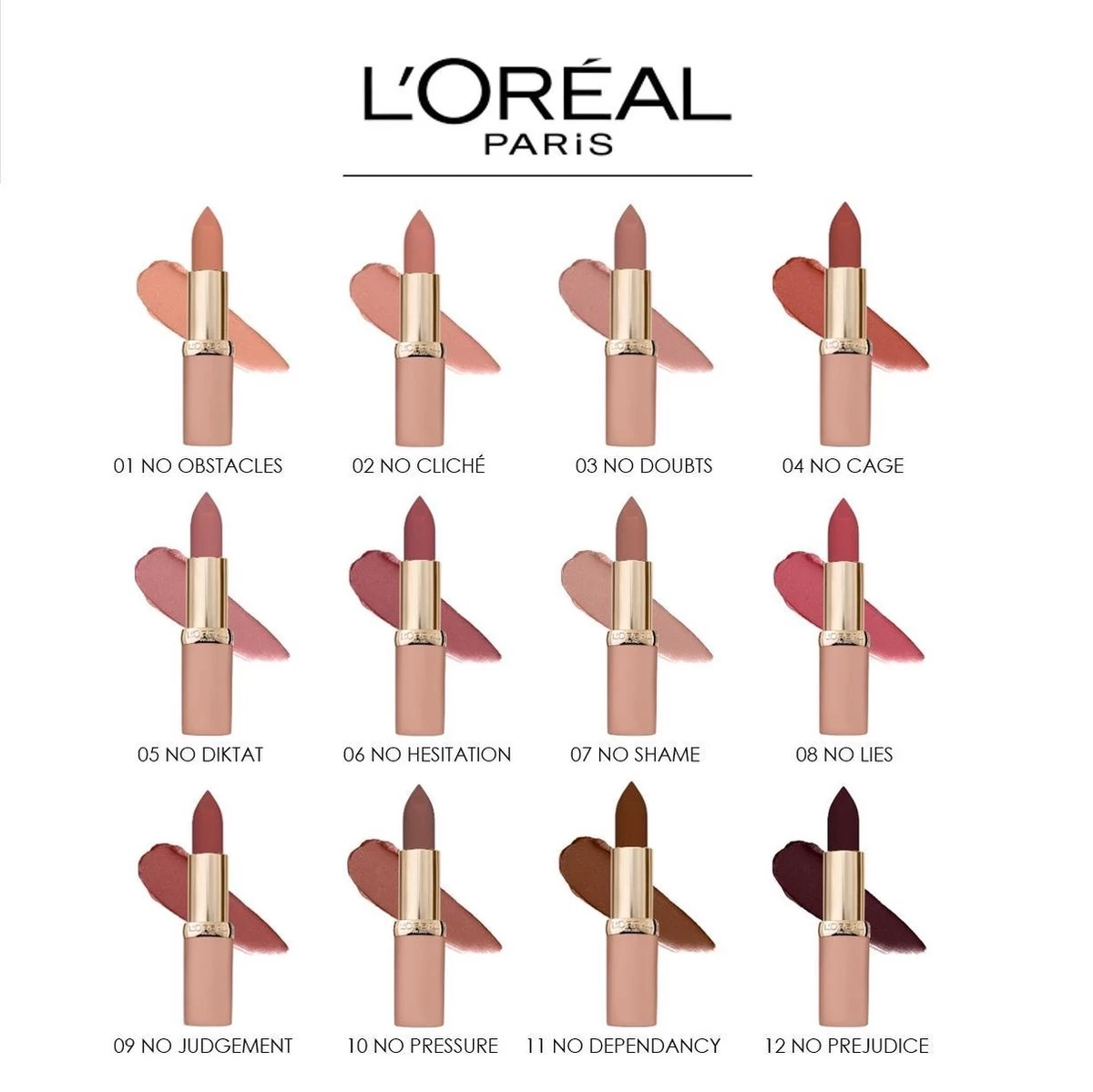 L'Oréal Paris Color Riche Free The Nudes Lippenstift – 07 No Shame – Roze - Nude Matte Lipstick – L'Oréal Lipstick – 3,9 Gr. 4 L'Oréal Paris Color Riche Free The Nudes Lippenstift – 07 No Shame – Roze - Nude Matte Lipstick – L'Oréal Lipstick – 3,9 Gr. - Afbeelding 4