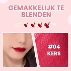 04 Kers - Lip Tint - Lip Stain - Lip Tattoo - Lip Tint Korean - Lip And Cheek Tint - Waterproof Lipstick - Waterproof Lip Tint - Watervaste Lip Tint Lippenstift -Mode-Cosmetica Winkel 1200x1200 146