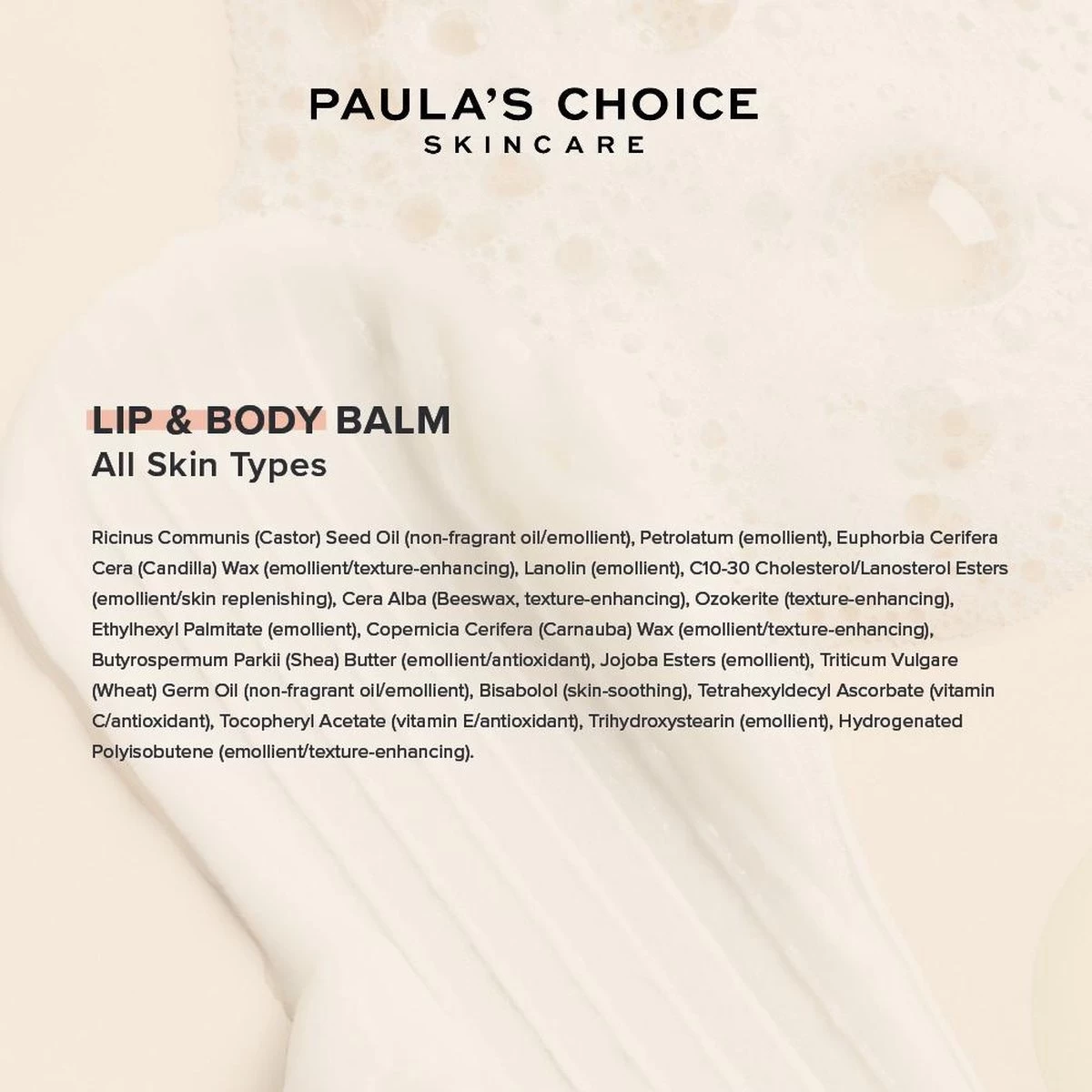 Paula's Choice Lip & Body Balsem - Met Vitamine C - Alle Huidtypen - 14 Gram 3 Paula's Choice Lip & Body Balsem - Met Vitamine C - Alle Huidtypen - 14 Gram - Afbeelding 3