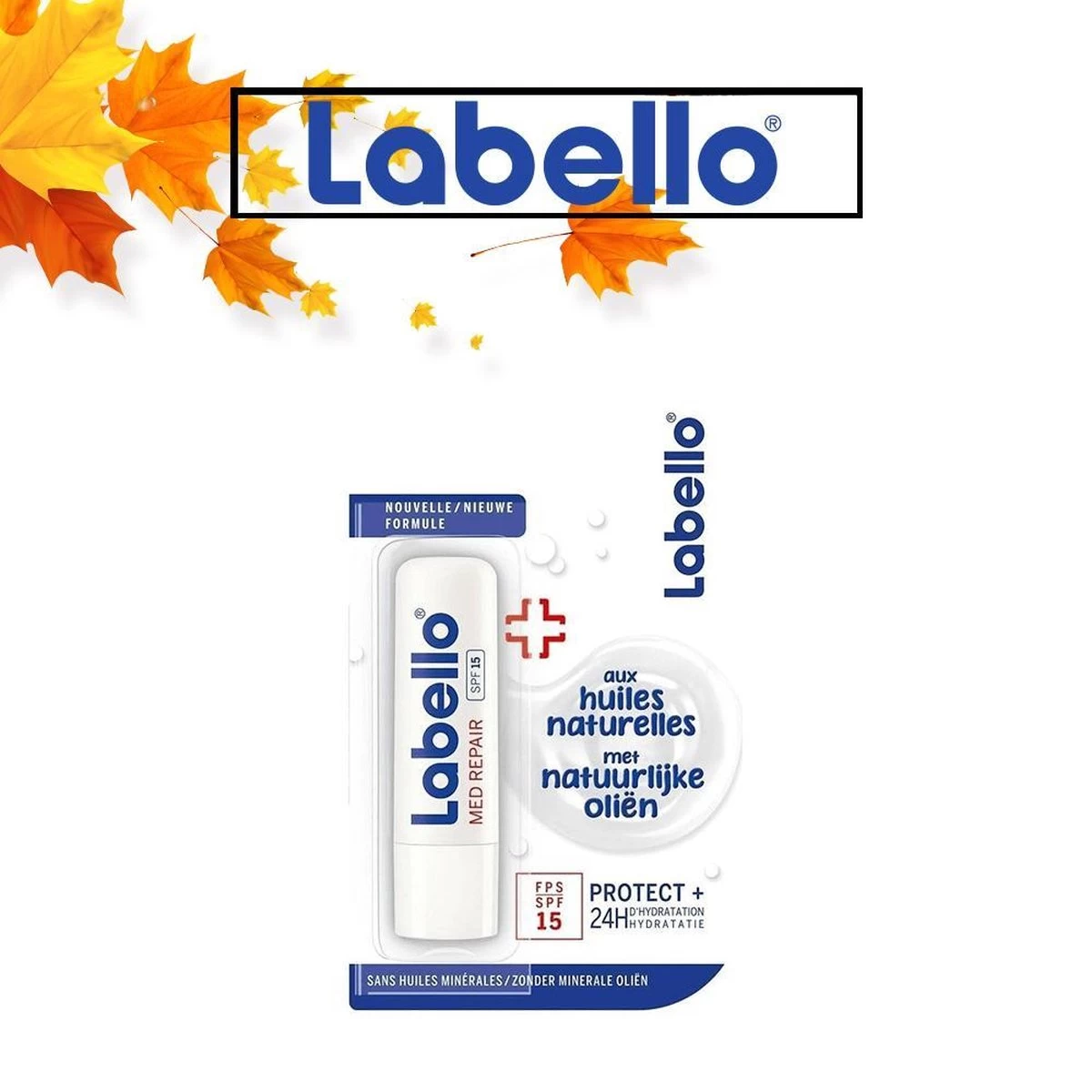 Labello Med Protection SPF15 Lippenbalsem - 4.8gr 1 Labello Med Protection SPF15 Lippenbalsem - 4.8gr