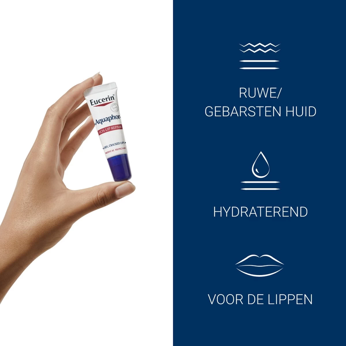 Eucerin Aquaphor SOS Lip Herstel - Lippenbalsem 4 Eucerin Aquaphor SOS Lip Herstel - Lippenbalsem - Afbeelding 4