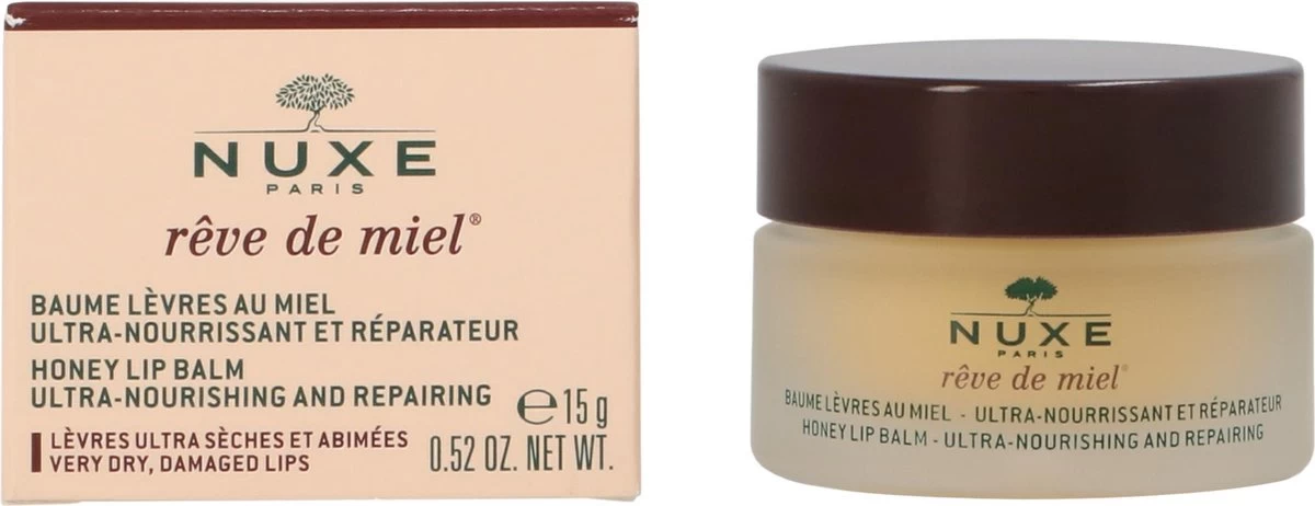 Nuxe Rêve De Miel Ultra-Nourishing And Repairing Lippenbalsem - 15 Ml 3 Nuxe Rêve De Miel Ultra-Nourishing And Repairing Lippenbalsem - 15 Ml - Afbeelding 3
