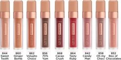 L'Oréal Paris Les Chocolates Ultra Matte Liquid Lippenstift - 864 Tasty Ruby -Mode-Cosmetica Winkel 1200x603 6