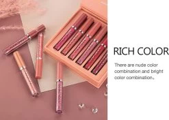 HANDAIYAN® | Liquid Lipsticks | Set Van 6 | Matte Lippenstift | Vloeibare Lippenstift | Waterproof | Make Up Set | Geschenkset | Giftset | Lipstick | Lippenstift | Lipgloss | Lip Gloss -Mode-Cosmetica Winkel 1200x853