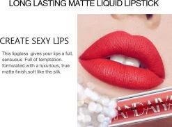 HANDAIYAN® | Liquid Lipsticks | Set Van 6 | Matte Lippenstift | Vloeibare Lippenstift | Waterproof | Make Up Set | Geschenkset | Giftset | Lipstick | Lippenstift | Lipgloss | Lip Gloss -Mode-Cosmetica Winkel 1200x891