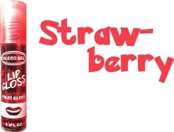 Gloss Bee Strawberry Lip Gloss ( 1 Stuk)