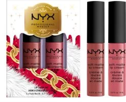 NYX Professional Makeup - Holidays 2022 Mrs Claus - Soft Matte Lip Cream Duo 02 - Roze -Mode-Cosmetica Winkel 1200x972