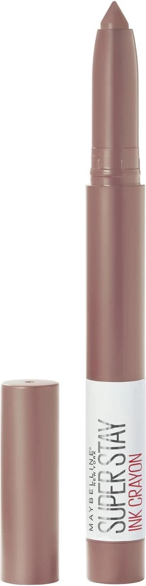 Maybelline SuperStay Ink Crayon Matte Lipstick - 10 Trust Your Gut 8 Maybelline SuperStay Ink Crayon Matte Lipstick - 10 Trust Your Gut - Afbeelding 8