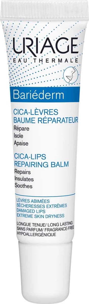 Uriage Lippenbalsem Bariéderm Cica-Levres Baume Reprateur 1 Uriage Lippenbalsem Bariéderm Cica-Levres Baume Reprateur
