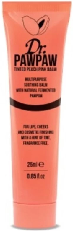 Dr. PAWPAW - Tinted Peach Pink Balm -Mode-Cosmetica Winkel 379x1200 1