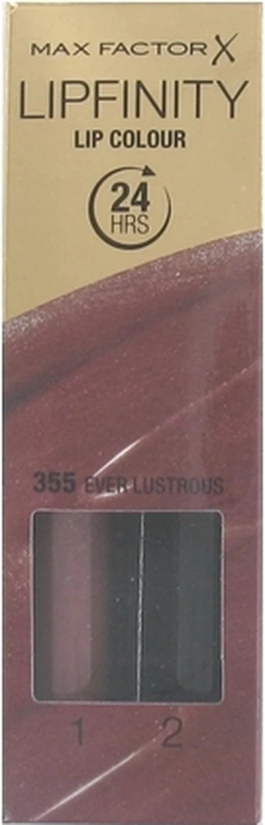 Max Factor Lipfinity 24HR Lip Colour Lipgloss - 355 Ever Lustrous 7 Max Factor Lipfinity 24HR Lip Colour Lipgloss - 355 Ever Lustrous - Afbeelding 7