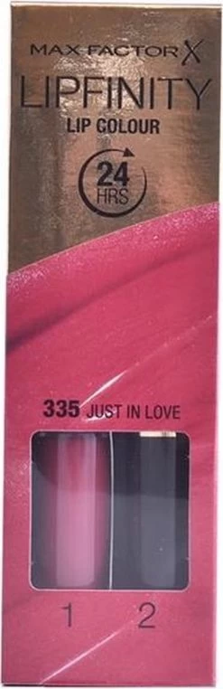 Max Factor Lipfinity Lip Colour Lippenstift - 335 Just In Love -Mode-Cosmetica Winkel 389x1200 4