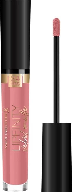 Max Factor Lipfinity Velvet Matte Lippenstift - 045 Posh Pink Nude -Mode-Cosmetica Winkel 454x1200 2