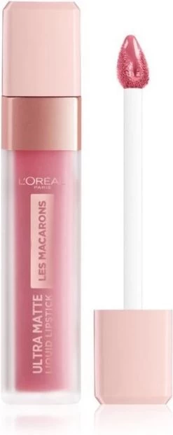 L'Oréal Paris Les Macarons Langhoudende Matte Lipstick - 818 Dose Of Rose – Roze – 6,7 Ml -Mode-Cosmetica Winkel 477x1200 1