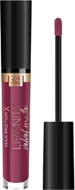 Max Factor Lipfinity Velvet Matte Lippenstift - 050 Satin Berry Rood -Mode-Cosmetica Winkel 477x1200 5