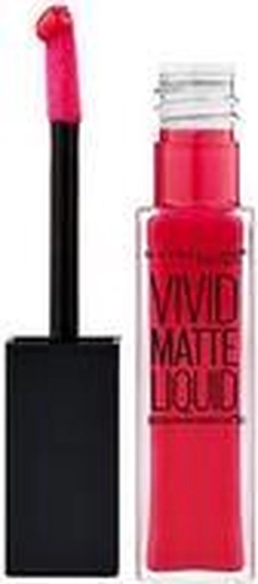 Maybelline Vivid Matte Liquid - 35 Rebel Red - Rood - Lippenstift 13 Maybelline Vivid Matte Liquid - 35 Rebel Red - Rood - Lippenstift - Afbeelding 13