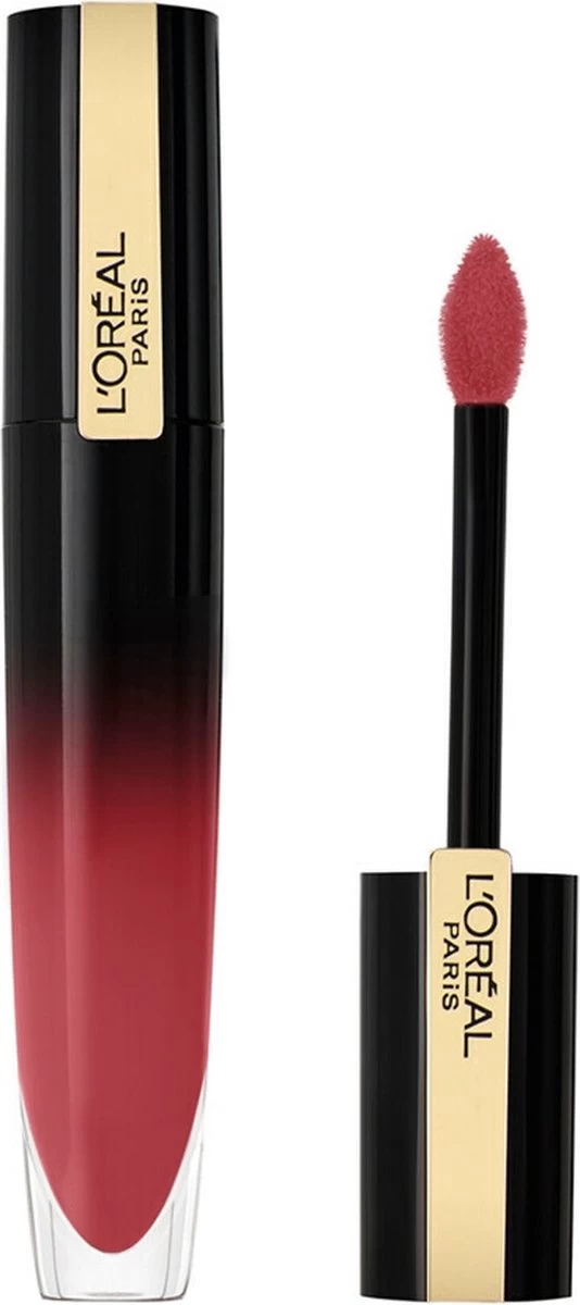 L’Oréal Paris Brilliant Signature Lippenstift - 302 Be Outstanding - Nude - Ultra Glanzend 1 L’Oréal Paris Brilliant Signature Lippenstift - 302 Be Outstanding - Nude - Ultra Glanzend