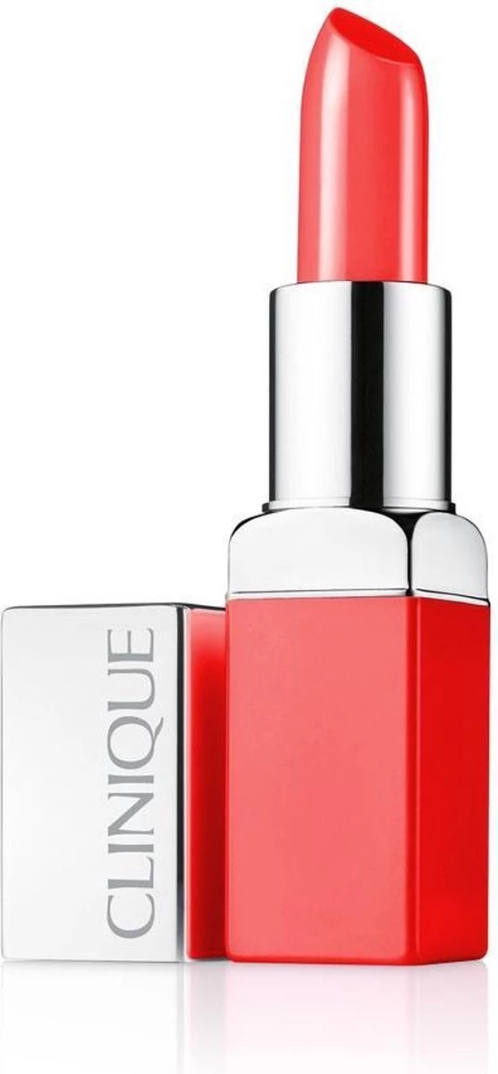 Clinique Pop Lip Colour + Primer Lippenstift - Poppy Pop 7 Clinique Pop Lip Colour + Primer Lippenstift - Poppy Pop - Afbeelding 7