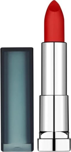 Maybelline Color Sensational - 965 Siren In Scarlett - Matte Rood - Lippenstift -Mode-Cosmetica Winkel 562x1200 4