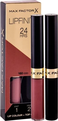 Max Factor Lipfinity Lip Colour Lipstick - 160 Iced -Mode-Cosmetica Winkel 573x1200