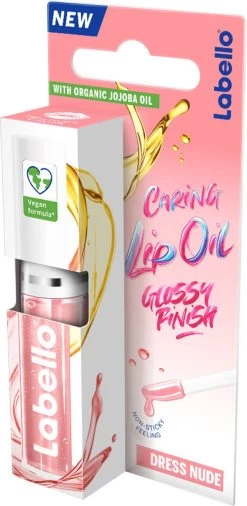 Labello Caring Lip Oil Dress Nude - 5.5 Ml -Mode-Cosmetica Winkel 586x1200 3