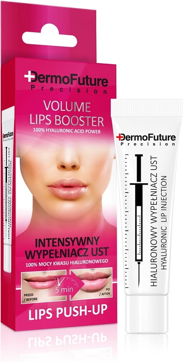 DermoFuture Lipvuller - Volume Lips Booster - Lip Push-up - 12 Ml 1 DermoFuture Lipvuller - Volume Lips Booster - Lip Push-up - 12 Ml
