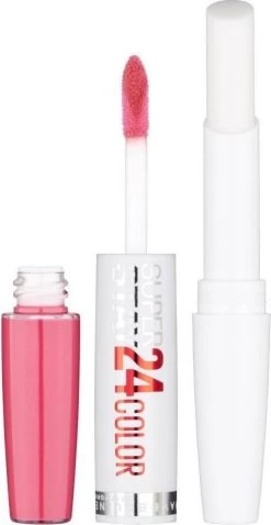 Maybelline SuperStay 24H Lipstick - 140 Roaring Rose -Mode-Cosmetica Winkel 620x1200 4