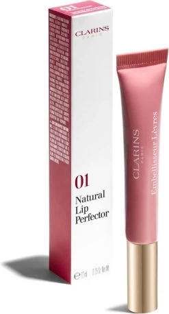 Clarins Instant Light Natural Lip Perfector - 01 Rose Shimmer - Lipgloss - 12 Ml -Mode-Cosmetica Winkel 647x1200