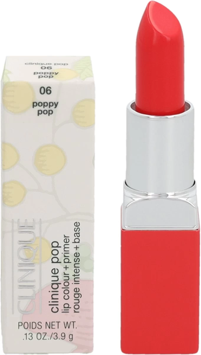 Clinique Pop Lip Colour + Primer Lippenstift - Poppy Pop 5 Clinique Pop Lip Colour + Primer Lippenstift - Poppy Pop - Afbeelding 5