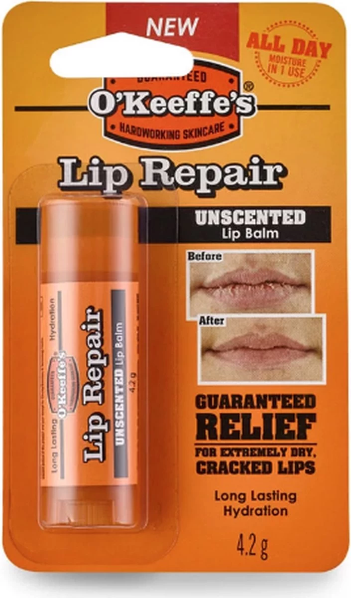 O'Keeffe's - Liprepair - Lippenbalsem - Ongeparfumeerd - 4,2g 7 O'Keeffe's - Liprepair - Lippenbalsem - Ongeparfumeerd - 4,2g - Afbeelding 7