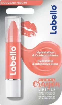Labello Coral Crayon Lippenbalsem - Hydratatie & Intensieve Kleur