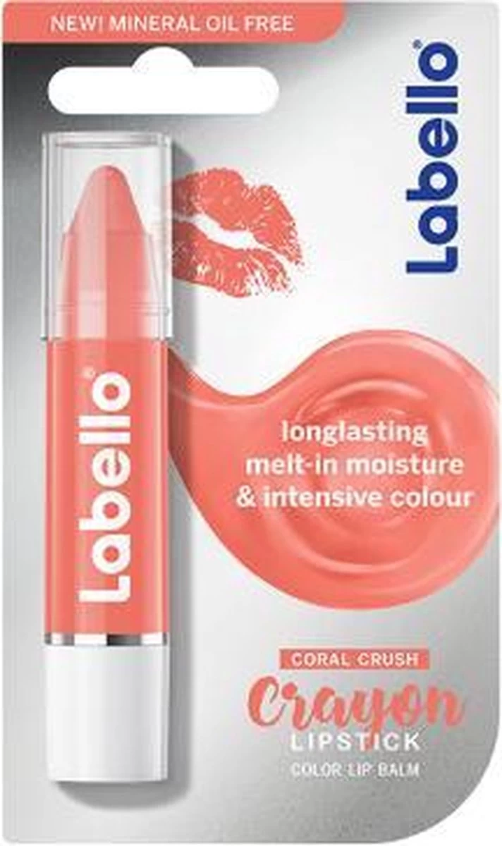 Labello Crayon Lipstick Rosy Nude 3 Labello Crayon Lipstick Rosy Nude - Afbeelding 3