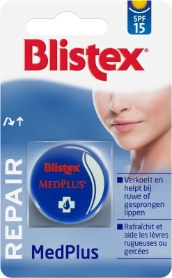 Blistex Med Plus Potje - 7 Gr - Lippenbalsam 15 Blistex Med Plus Potje - 7 Gr - Lippenbalsam -Mode-Cosmetica Winkel 742x1200